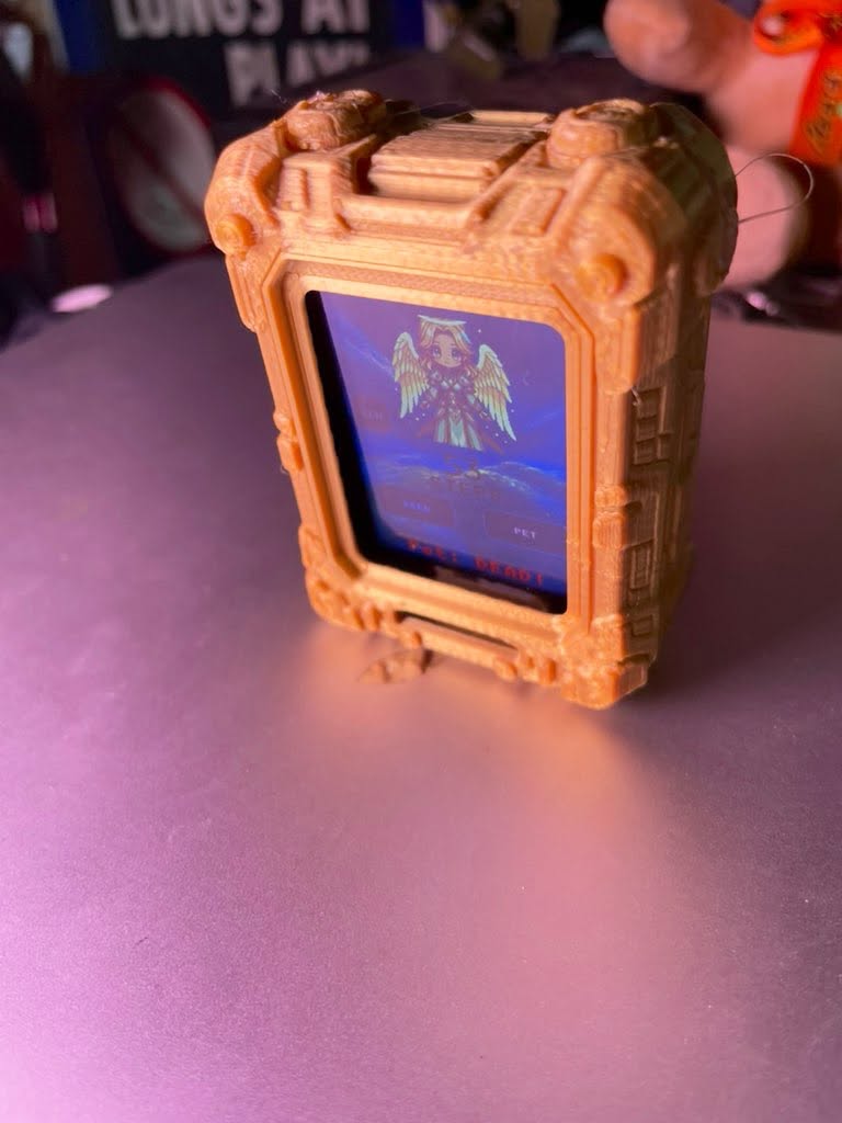 Angelgotchi v2 device side view