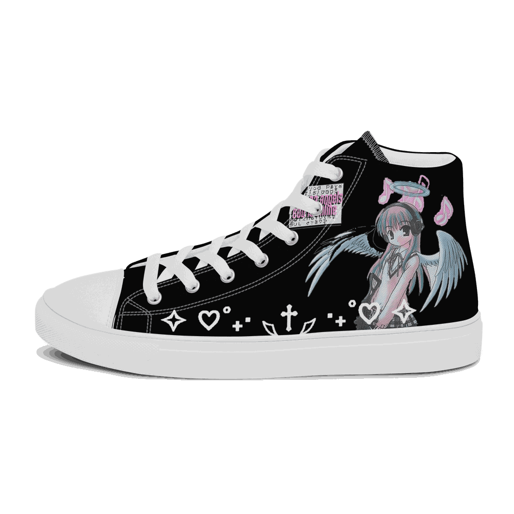Womens High Top Canvas Shoes