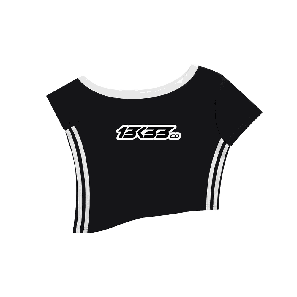 Off Shoulder Sports Crop