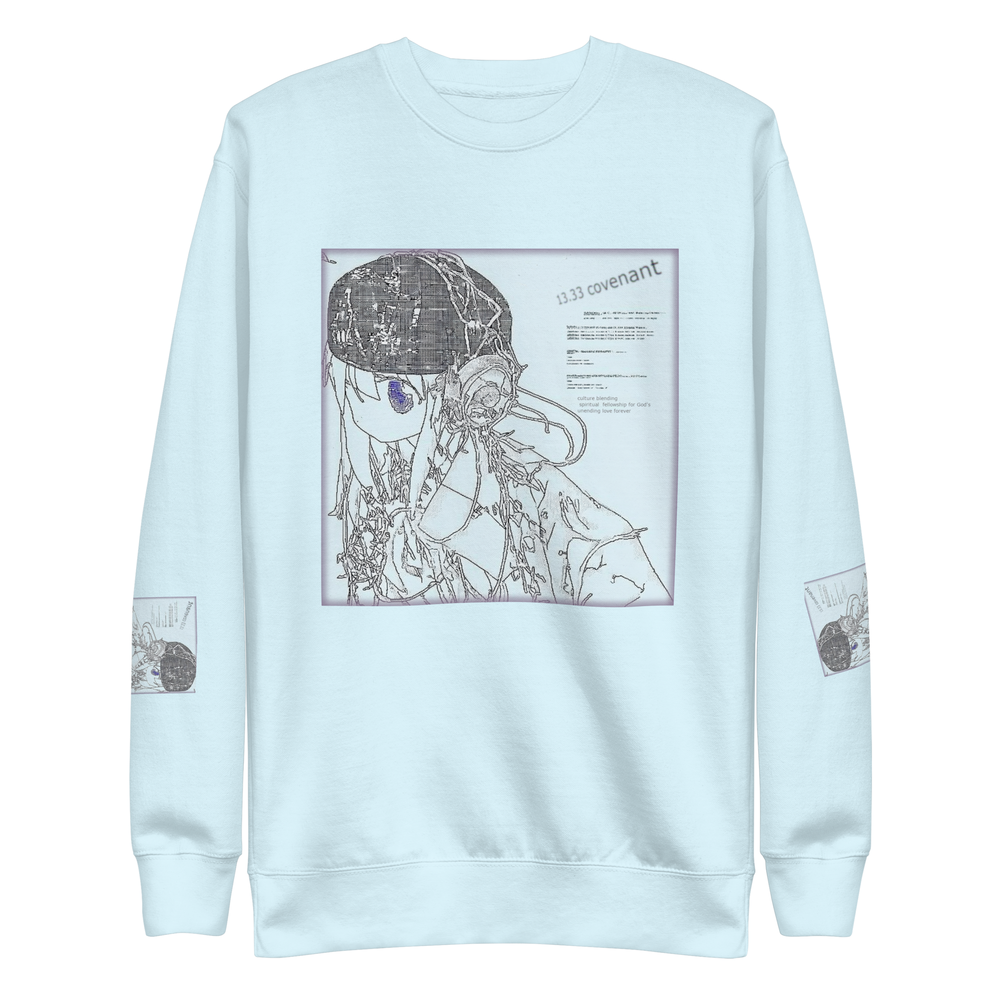 Blue Crew Sweatshirt